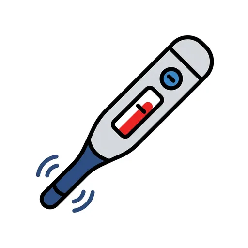 Pictograma de termómetro (cuerpo y salud) para SAAC y logopedia