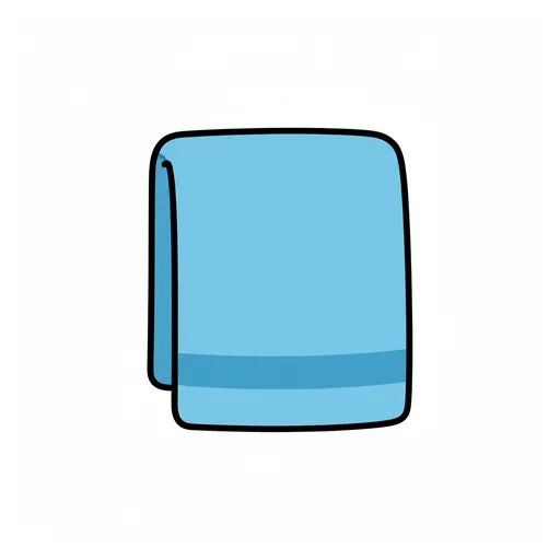 Pictograma de toalla (casa y hogar) para SAAC y logopedia