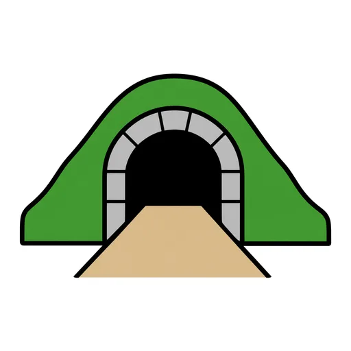 Pictograma de túnel (lugares y transporte) para SAAC y logopedia