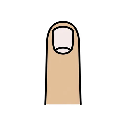 Pictograma de uña (objetos cotidianos) para SAAC y logopedia
