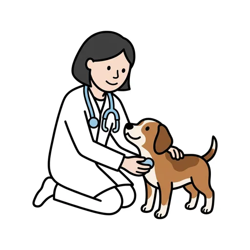 Pictograma de veterinario (familia y profesiones) para SAAC y logopedia