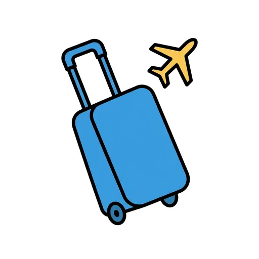 Pictograma de viajar (acciones y verbos) para SAAC y logopedia