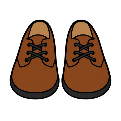 Pictograma de zapatos (ropa y complementos) para SAAC y logopedia