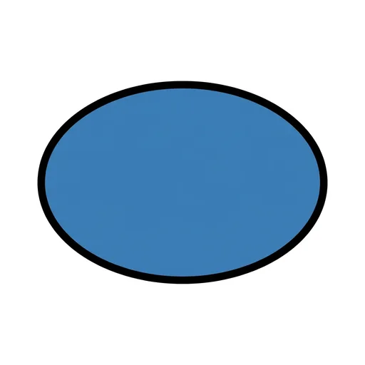 Pictograma de óvalo (colegio, números y colores) para SAAC y logopedia