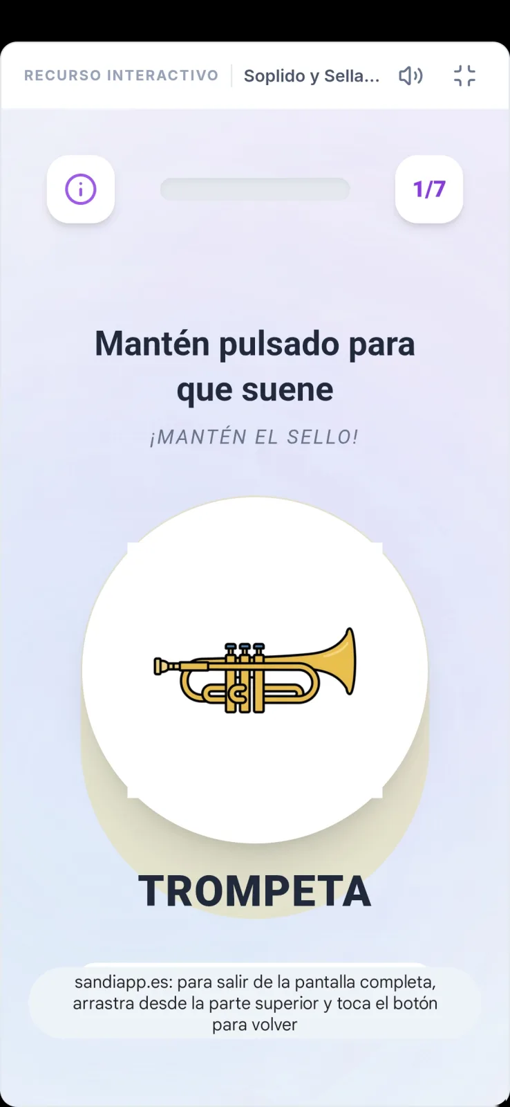Soplido y Sellado Musical · Logopedia